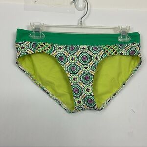 Prana Zuri Cool Green Sundial Bikini Bottoms Womens Size Small‎